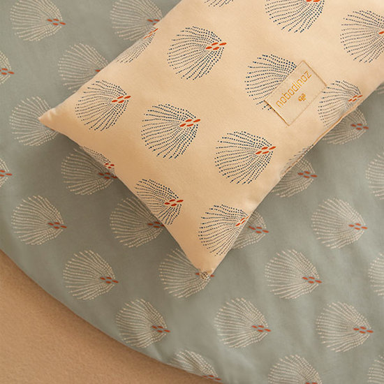 Nobodinoz Kussen Laurel Blue Gatsby - Cream - Nobodinoz