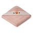 Liewood Baby towel Augusta Penguin rose 100cm Liewood