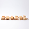 Grimm's Grimm's wooden cars - set of 6