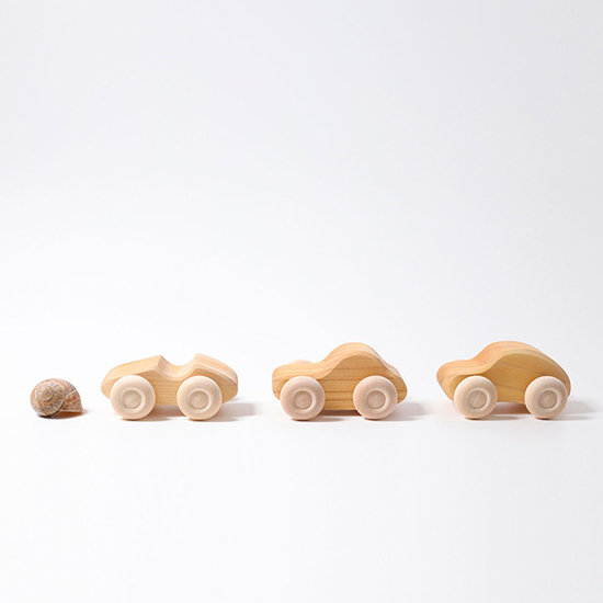 Grimm's Grimm's wooden cars - set of 6