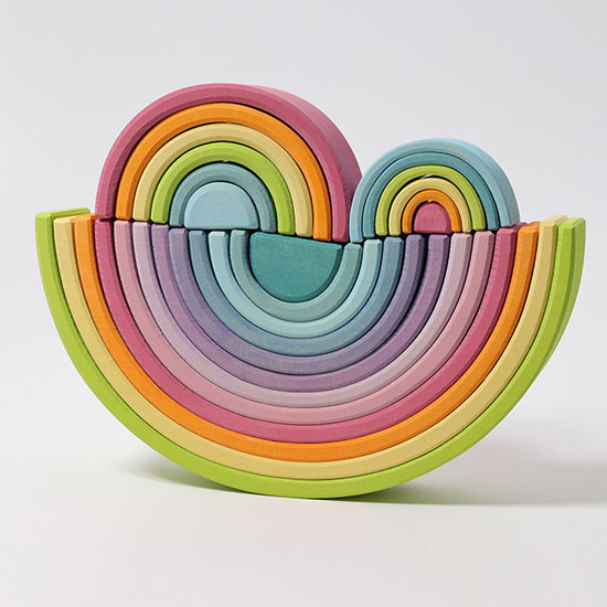 Grimm's Grimm's Regenbogen Pastell 12-Teilig 36 cm