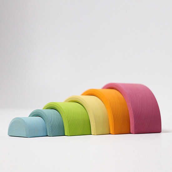 Grimm's Grimm's rainbow pastel 6 pieces 17 cm