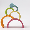 Grimm's Grimm's regenboog pastel 6-delig 17 cm