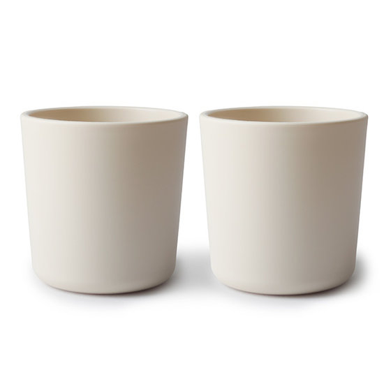 Mushie Mushie drinking cups 2 pack - Ivory