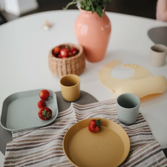 Mushie Mushie drinking cups 2 pack - Vanilla