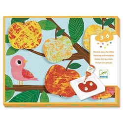 Djeco schilderen met knikkers Veelkleurige natuur