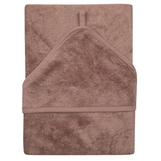 Timboo Bath cape Mellow Mauve 74x74cm - Timboo