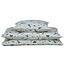 Liewood Liewood Ingeborg dekbedovertrek jr Dino dove blue
