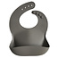 Mushie Mushie silicone slabbetje Dove Grey