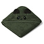 Liewood Badcape Augusta Panda Hunter green 100cm - Liewood