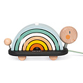 Janod Trekdier regenboog schildpad Sweet Cocoon - Janod