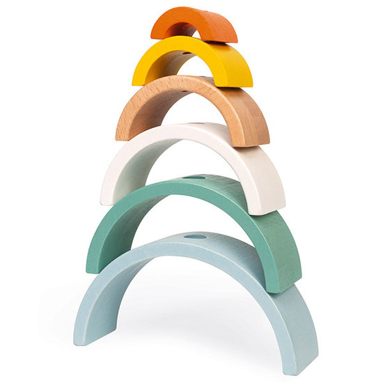 Janod Jouet tortue arc-en-ciel Sweet Cocoon