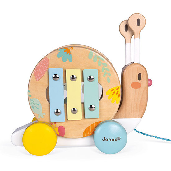 Janod Janod escargot à promener instruments de musique
