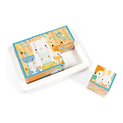 Block puzzle animals 6pcs - Janod