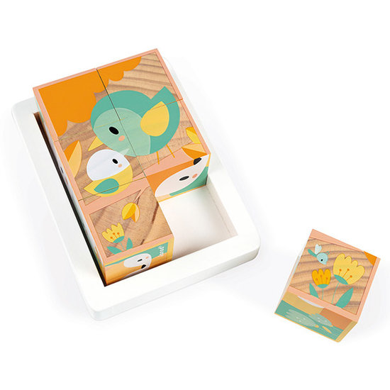 Janod Blokpuzzel dieren 6st - Janod