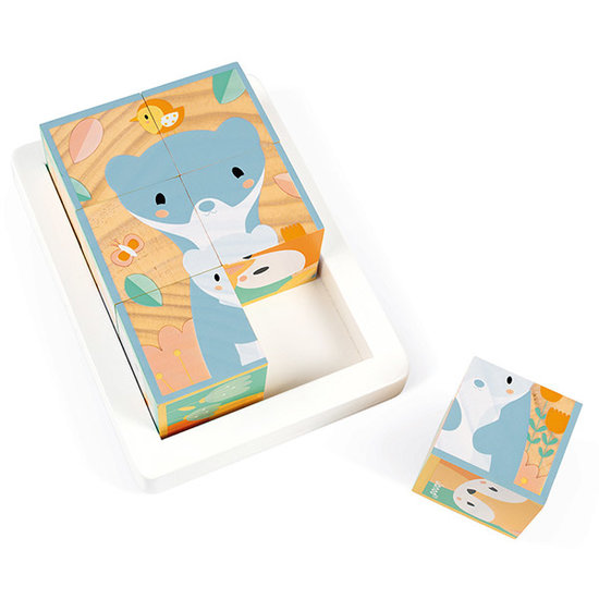 Janod Blokpuzzel dieren 6st - Janod