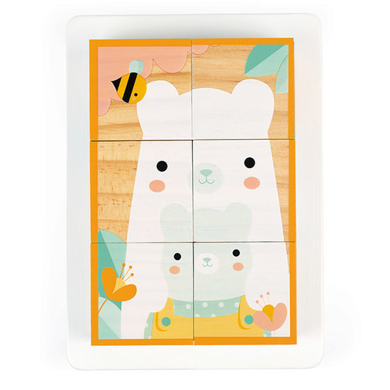 Janod Blokpuzzel dieren 6st - Janod