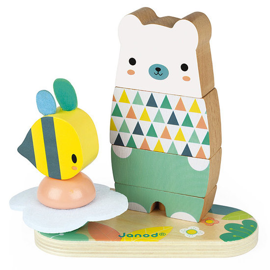 Janod speelgoed Janod stackable bear