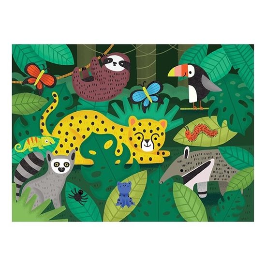 Mudpuppy Mudpuppy voelpuzzel Rainforest 42st