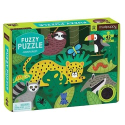 Mudpuppy fuzzy puzzle LRainforest 42pcs