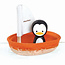 Plan Toys Plan Toys Badespielzeug Segelboot Pinguin +1Jahr