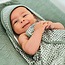 Jollein Jollein hooded towel 75x75cm Snake ash green