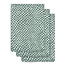 Jollein Jollein hydrofiel washandje Snake ash green 3pack