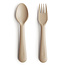 Mushie Mushie fork and spoon - Vanilla