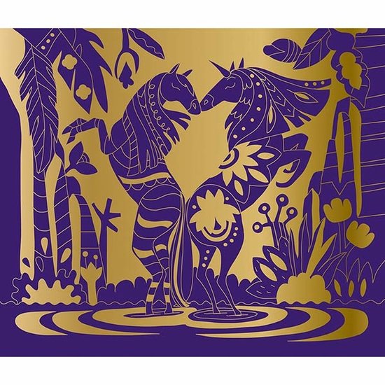 Janod Janod scratch cards Horses and unicorns