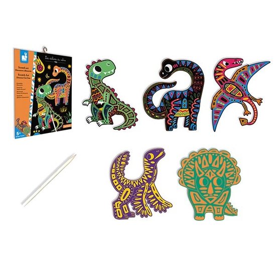 Janod Janod scratch cards Dinos