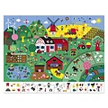 Janod Janod Puzzle Bauernhof mit suchspiel 24-Teilig +3J