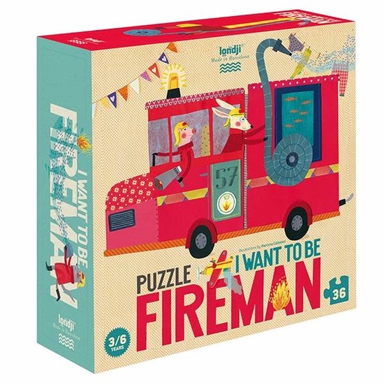 Londji Londji puzzle I want to be a fireman 36pcs +3yrs