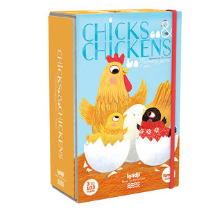 Londji memo Chicks and Chickens - jeu de mémoire