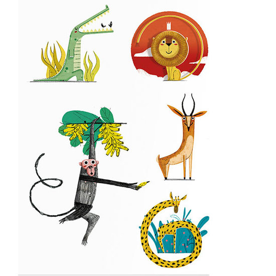 Londji Londji tattoos Jungle - kids tattoos