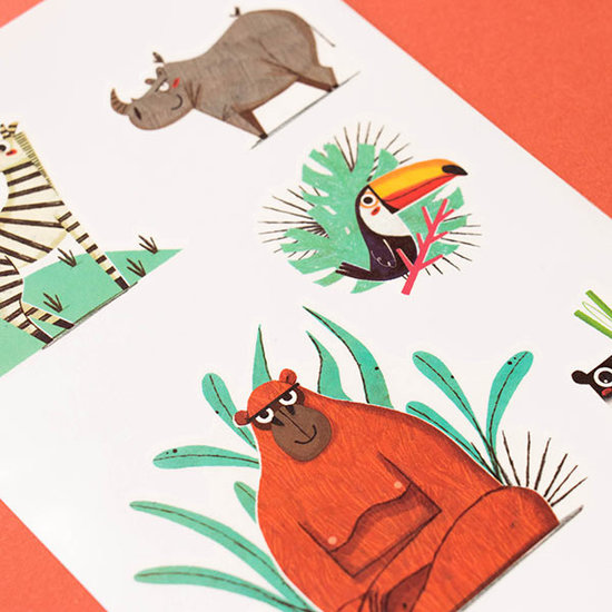 Londji Londji Tattoos Jungle - Tatouages ​​pour enfants
