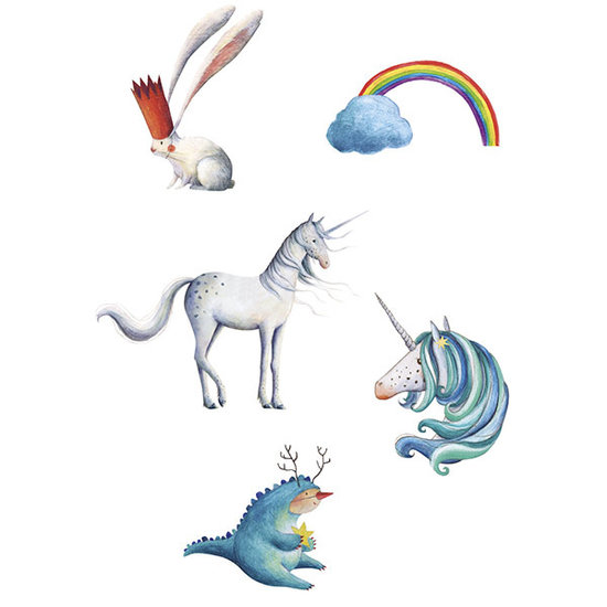 Londji Londji tattoos Unicorn - kindertattoos