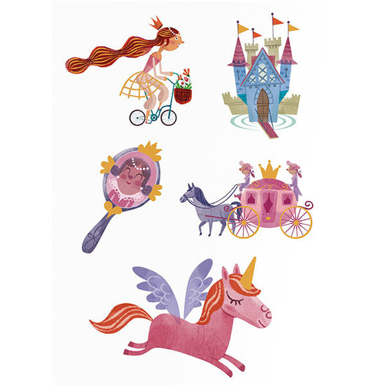 Londji Londji Tattoos Princess - Kindertattoos 10-Teilig