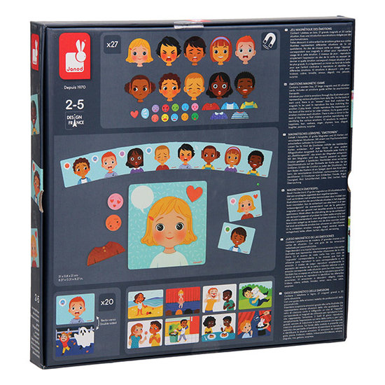 Janod Janod magnetic game emotions +2yrs