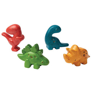 Plan Toys dino set - speelgoeddieren +1jr