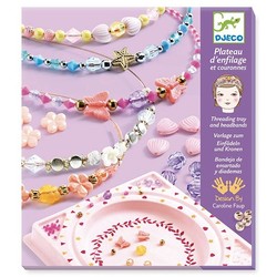 Djeco craft set Headbands and threading tray