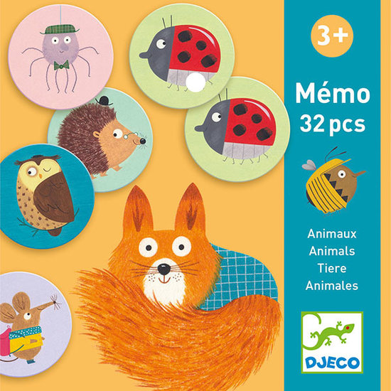 Djeco Djeco Mémo animaux +3ans