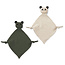 Liewood Liewood Yoko Schnuffeltüch panda Hunter green mix
