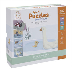 Little Dutch 4 in 1 puzzel Little Goose 4-6-9-16st