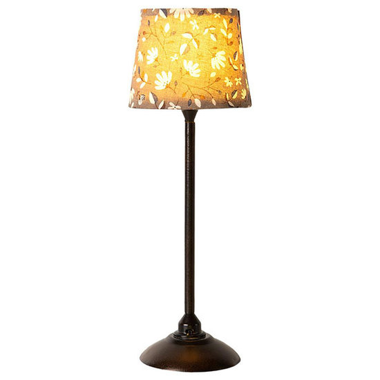 Maileg Maileg miniature floor lamp - anthracite