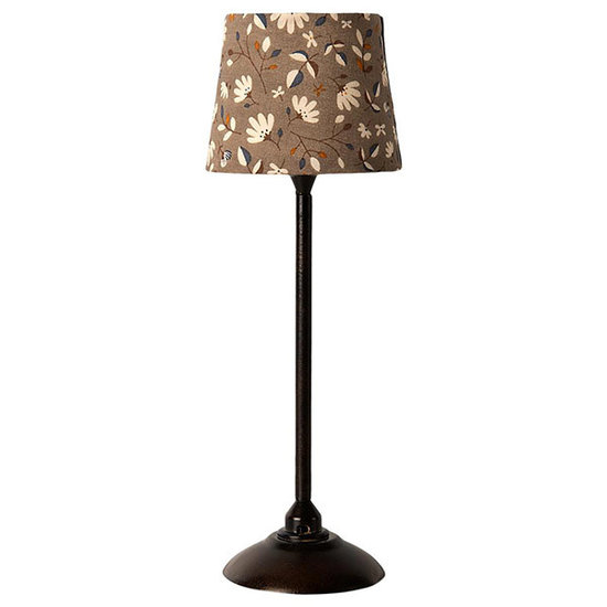 Maileg Maileg miniature floor lamp - anthracite