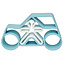 Dëna Dëna Spielset Car + Kid Blue Pastel 2-Teilig