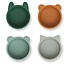 Liewood Liewood Malene silicone bowls Green multi mix 4 pc