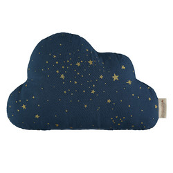 Coussin Cloud Gold Stella - Midnight Blue Nobodinoz