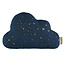 Nobodinoz tipi en accessoires Coussin Cloud Gold Stella - Midnight Blue Nobodinoz