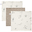 Little Dutch Little Dutch monddoekjes - Ocean White - Pure grey